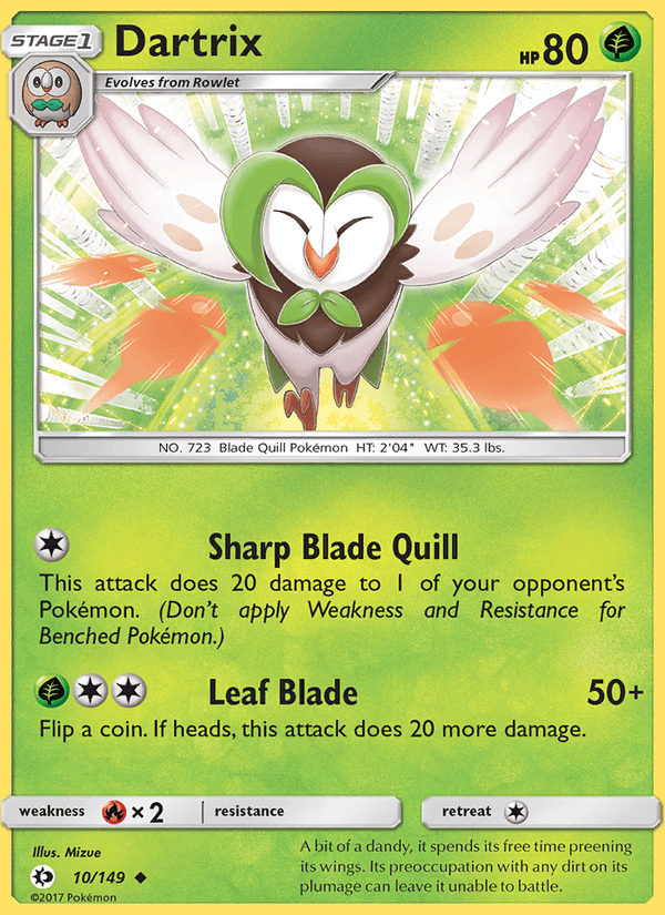 Dartrix - Sun & Moon 010/149