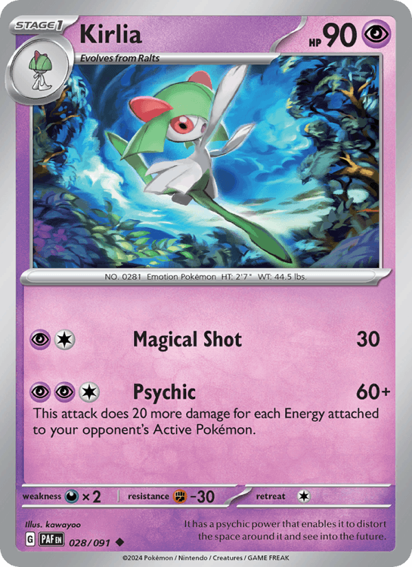 Kirlia - Paldean Fates 028/091