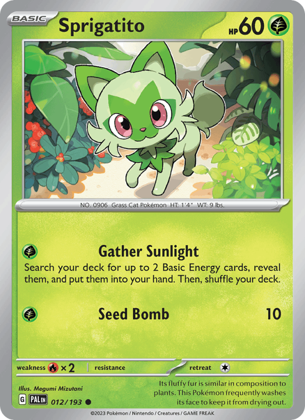 Sprigatito - Paldea Evolved 012/193