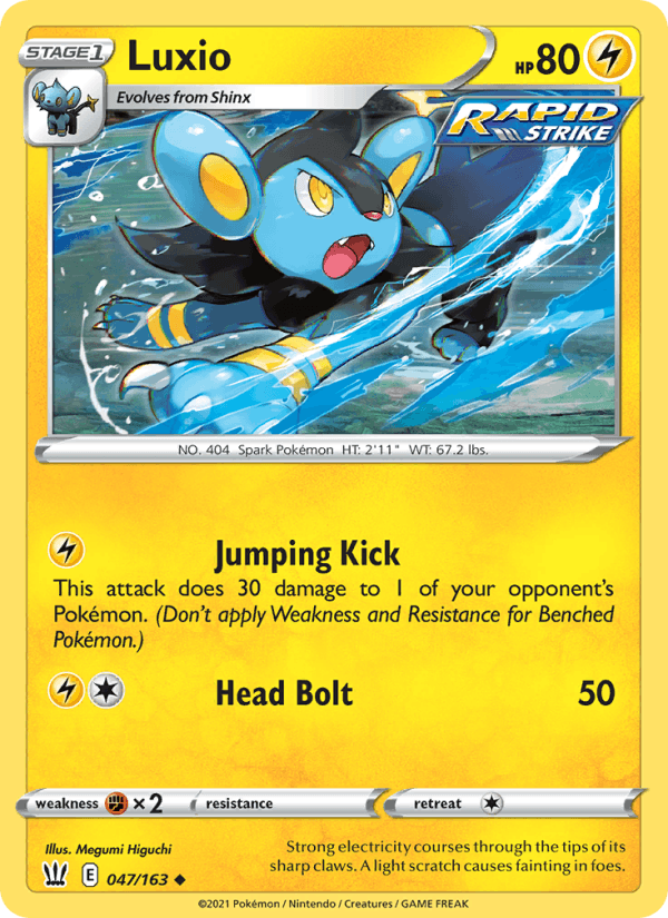 Luxio - Battle Styles 047/163