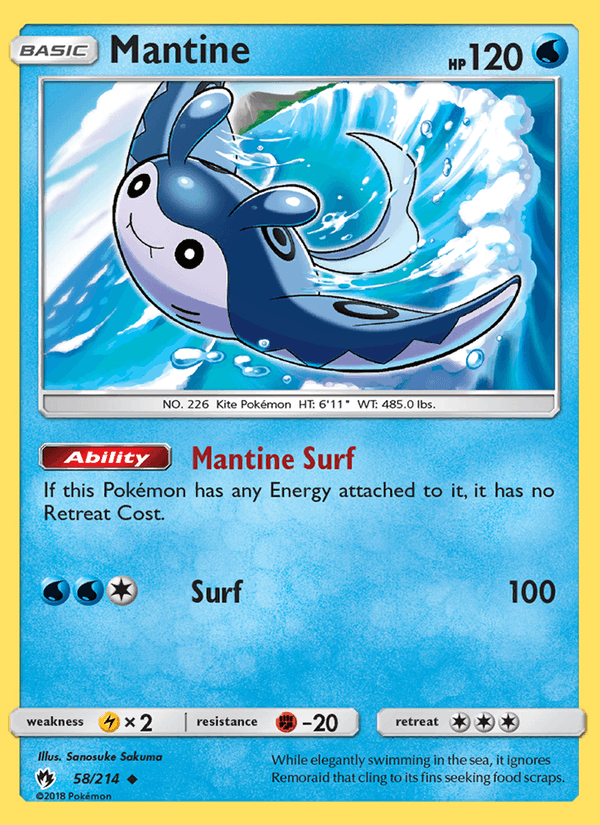 Mantine - Lost Thunder 058/214