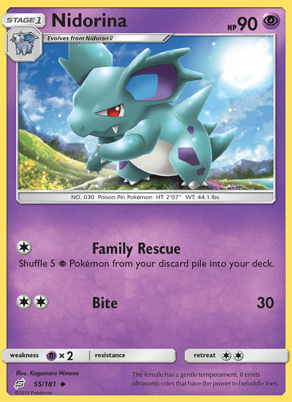 Nidorina - Team Up 055/181