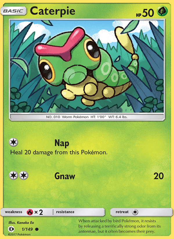 Caterpie - Sun & Moon 001/149