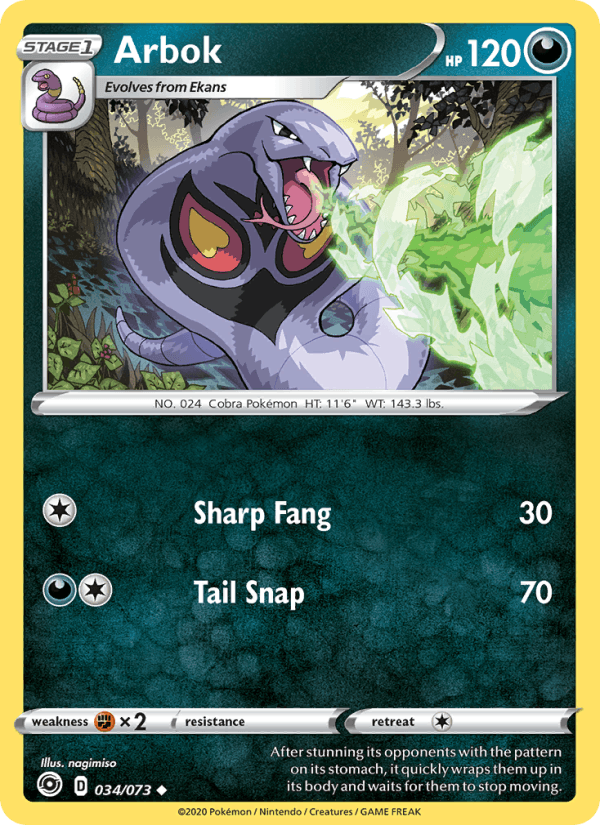 Arbok - Champion's Path 034/073
