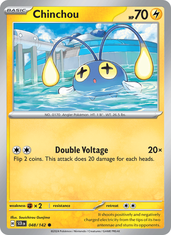 Chinchou - Stellar Crown 048/142
