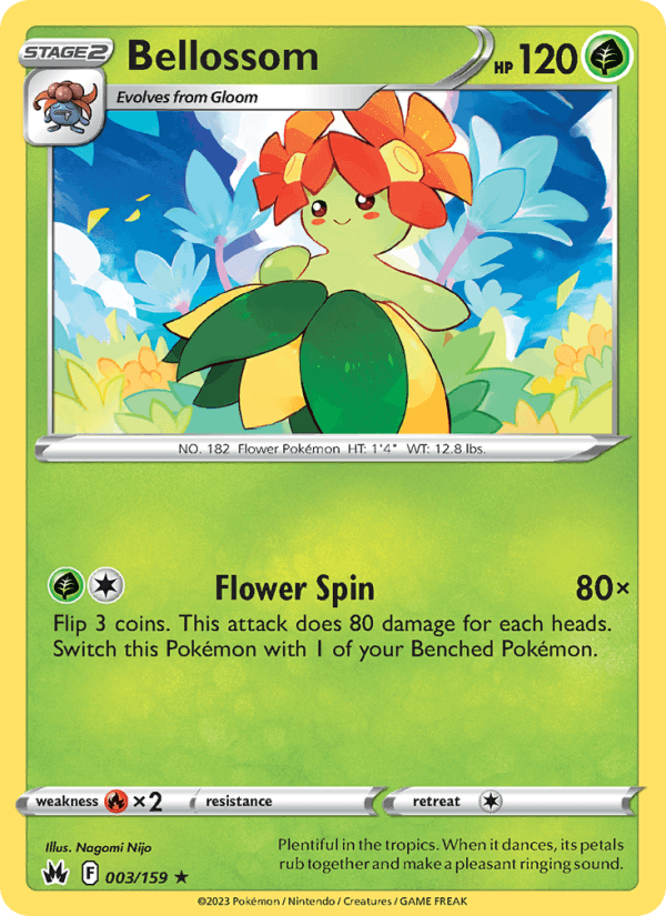Bellossom - Crown Zenith 003/159