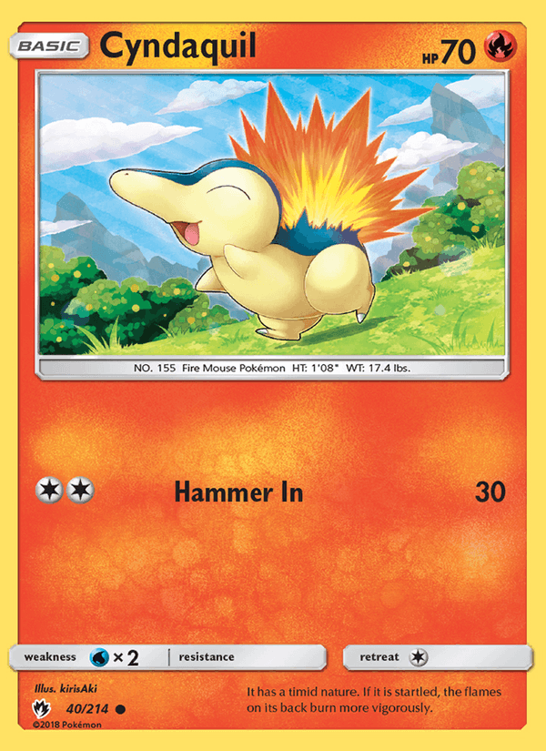Cyndaquil - Lost Thunder 040/214