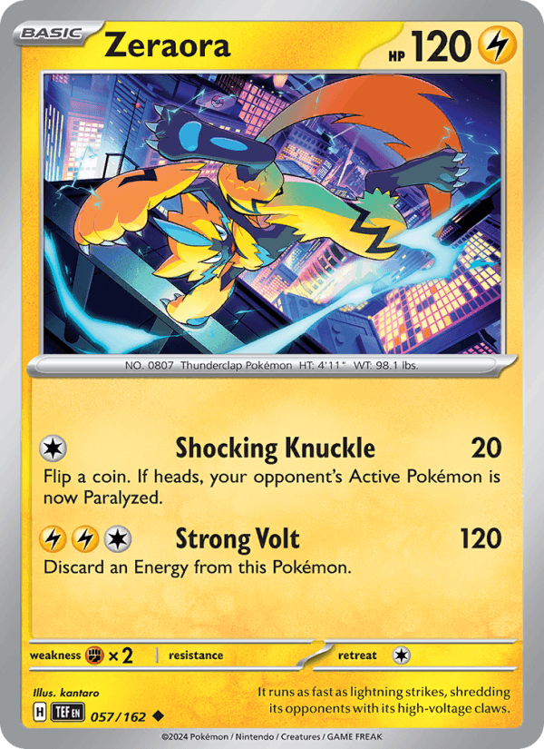 Zeraora - Temporal Forces 057/162