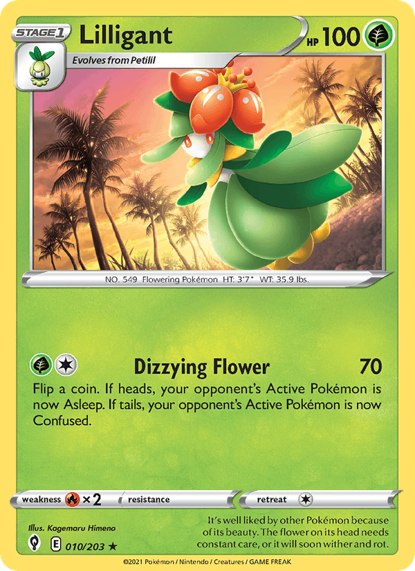 Lilligant - Evolving Skies 010/203