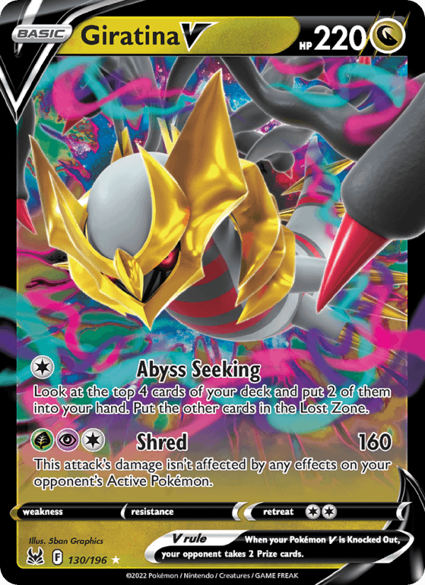 Giratina V - Lost Origin 130/196
