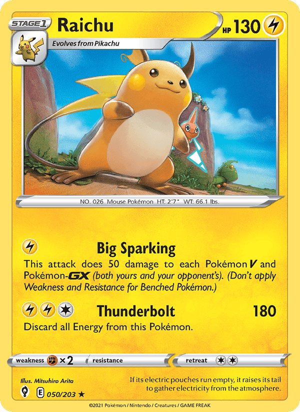 Raichu - Evolving Skies 050/203