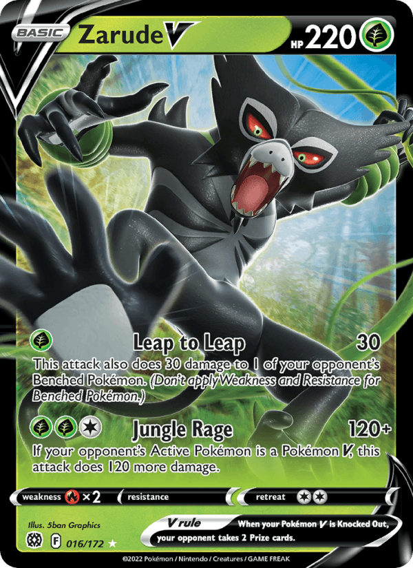 Zarude V - Brilliant Stars 016/172