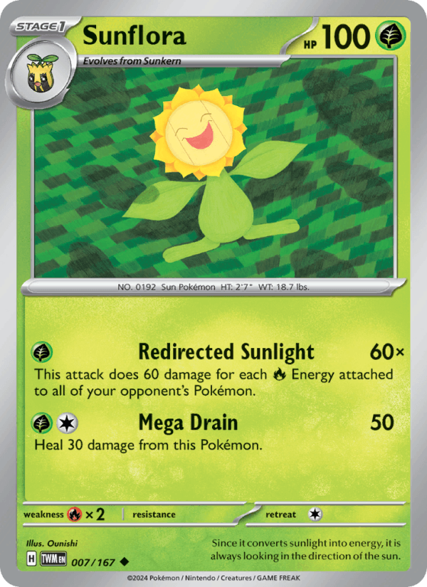 Sunflora - Twilight Masquerade 007/167