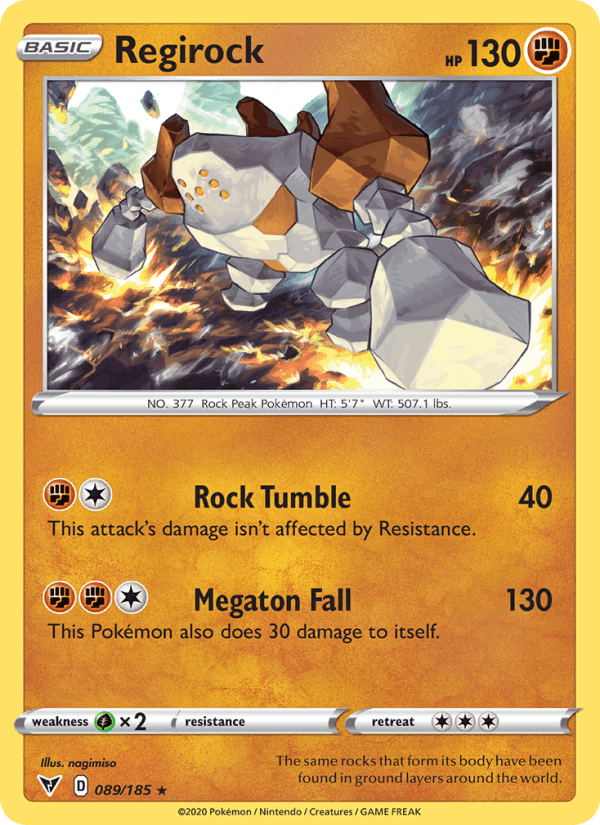 Regirock - Vivid Voltage 089/185