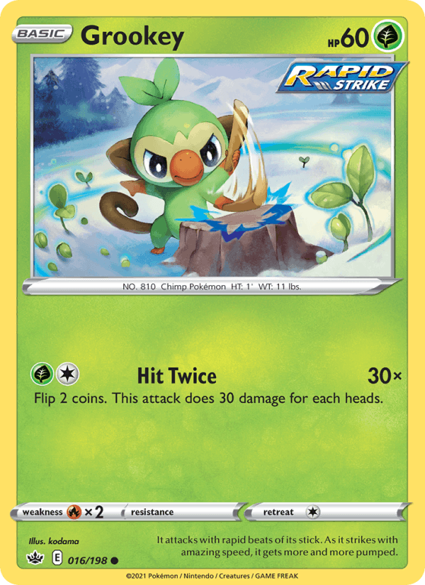 Grookey - Chilling Reign 016/198