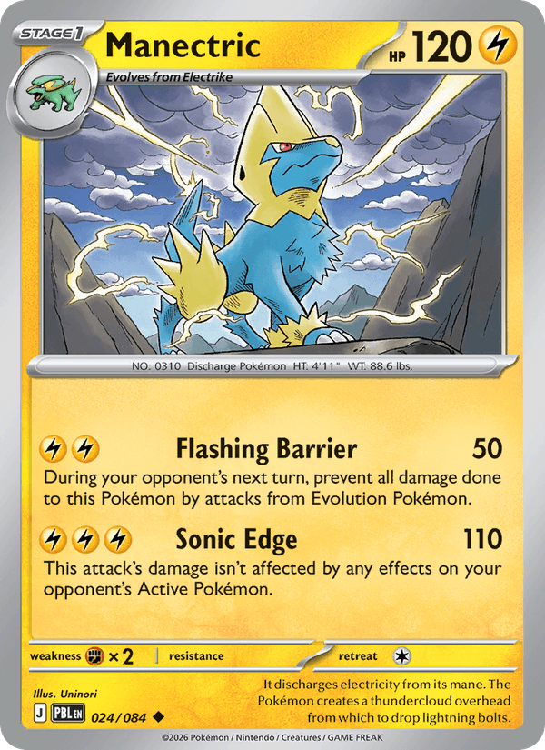 Manectric - Pitch Black 024/084