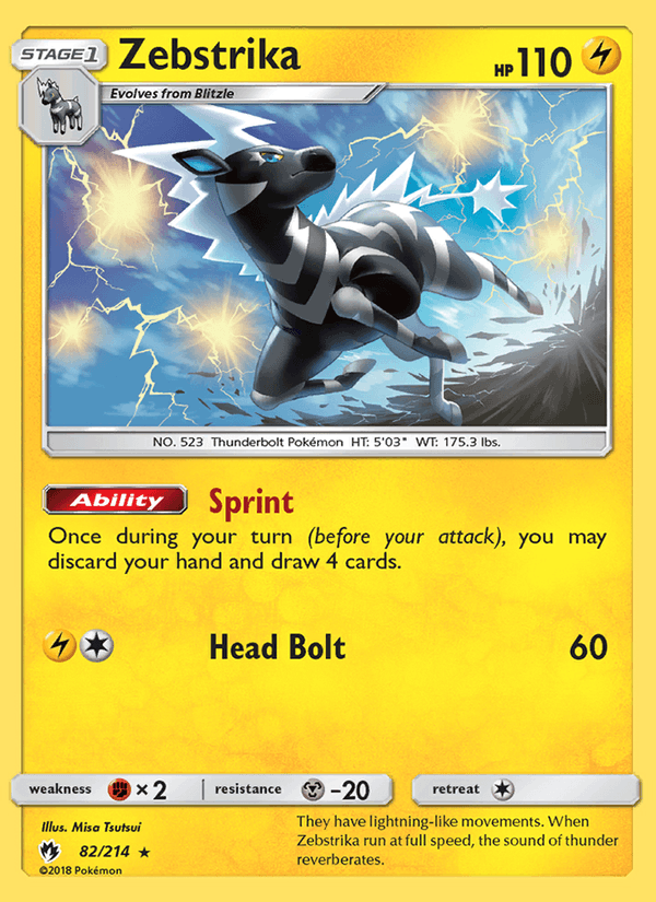 Zebstrika - Lost Thunder 082/214