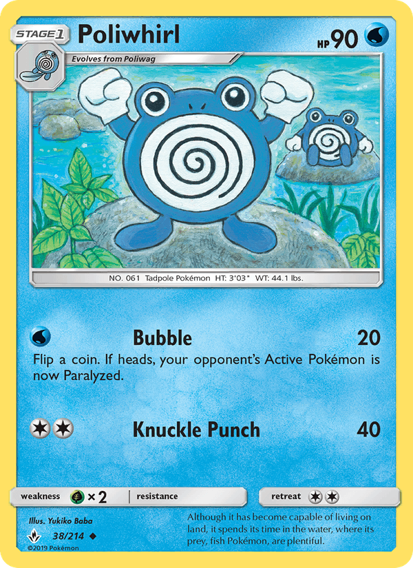 Poliwhirl - Unbroken Bonds 038/214
