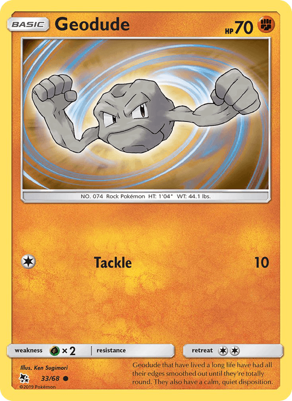 Geodude - Hidden Fates 033/068