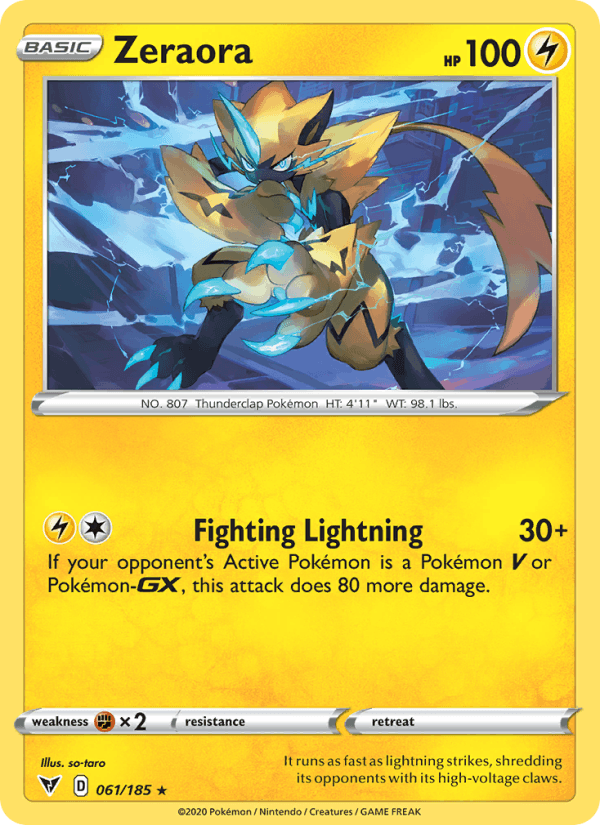 Zeraora - Vivid Voltage 061/185