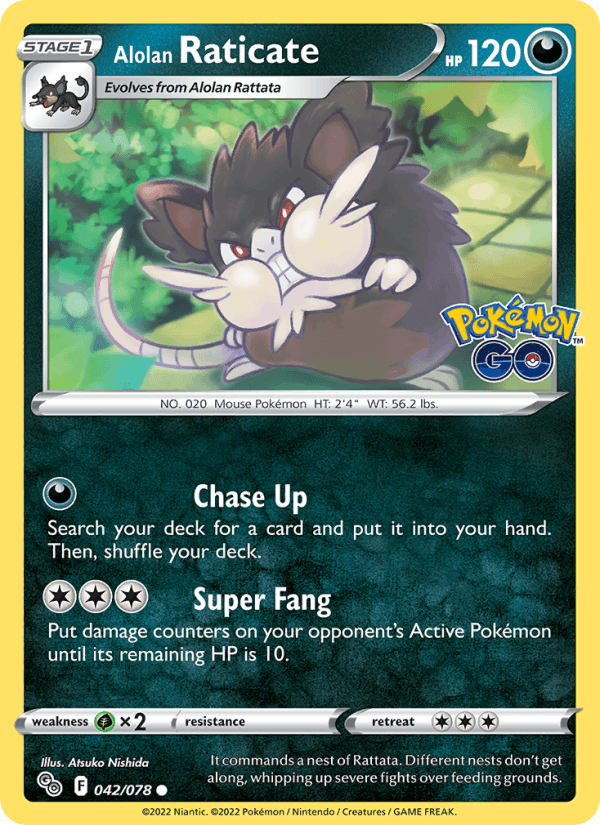 Alolan Raticate - Pokémon GO 042/078