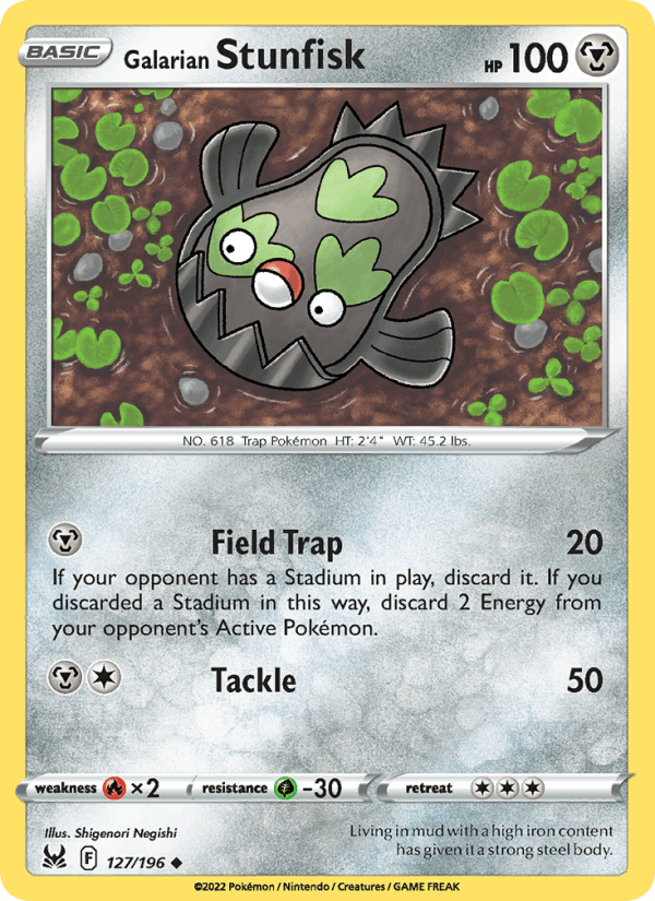Galarian Stunfisk - Lost Origin 127/196
