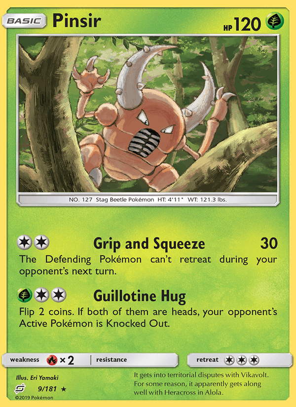 Pinsir - Team Up 009/181