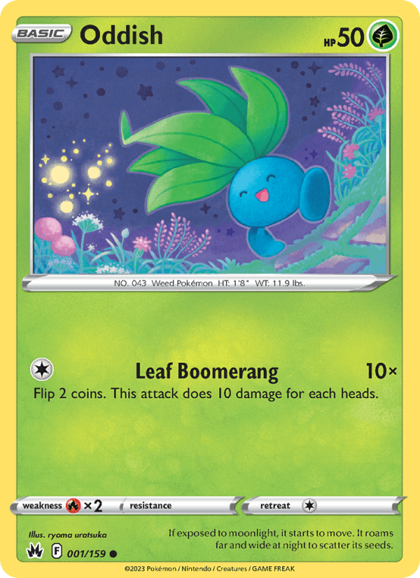 Oddish - Crown Zenith 001/159