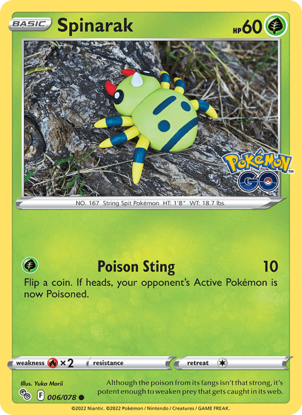 Spinarak - Pokémon GO 006/078