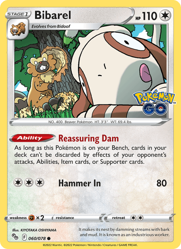 Bibarel - Pokémon GO 060/078