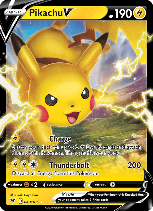 Pikachu V - Vivid Voltage 043/185