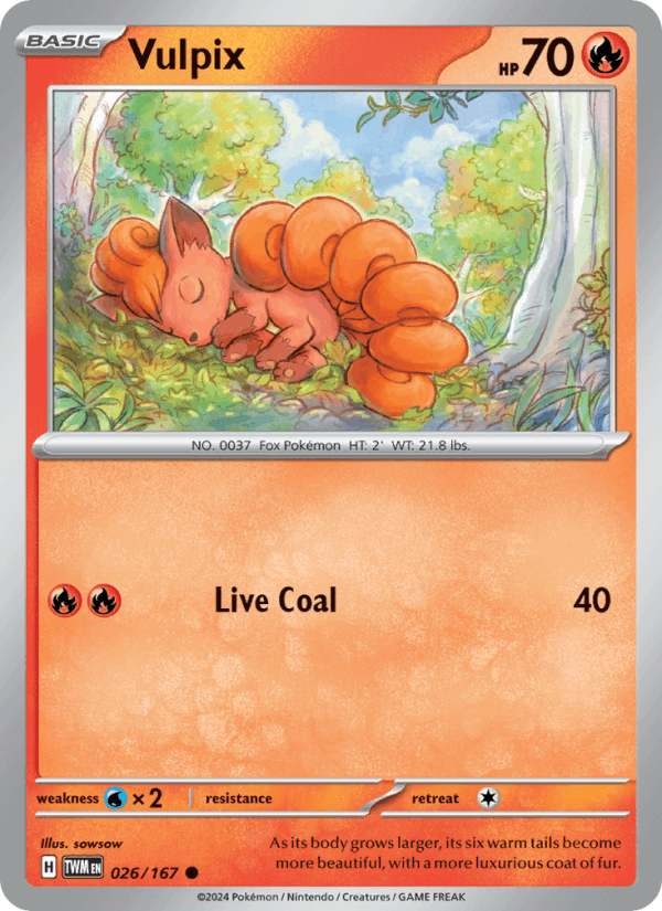 Vulpix - Twilight Masquerade 026/167