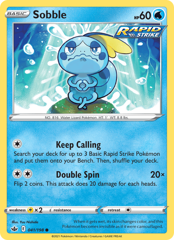 Sobble - Chilling Reign 041/198