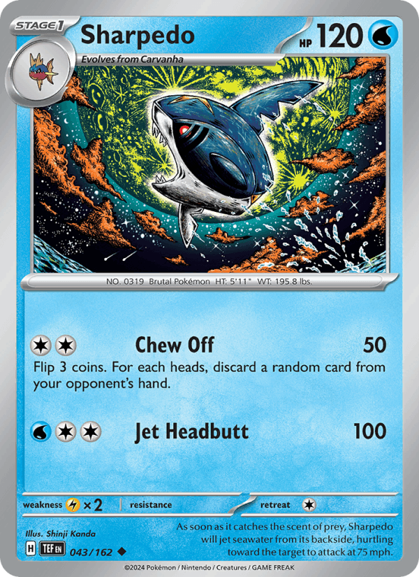 Sharpedo - Temporal Forces 043/162