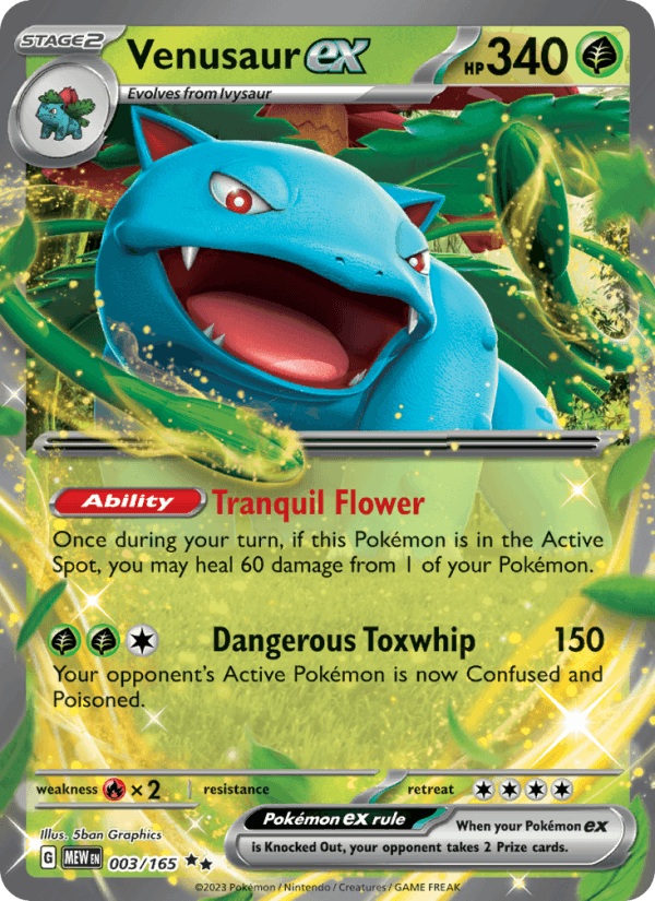 Venusaur ex - 151 003/165
