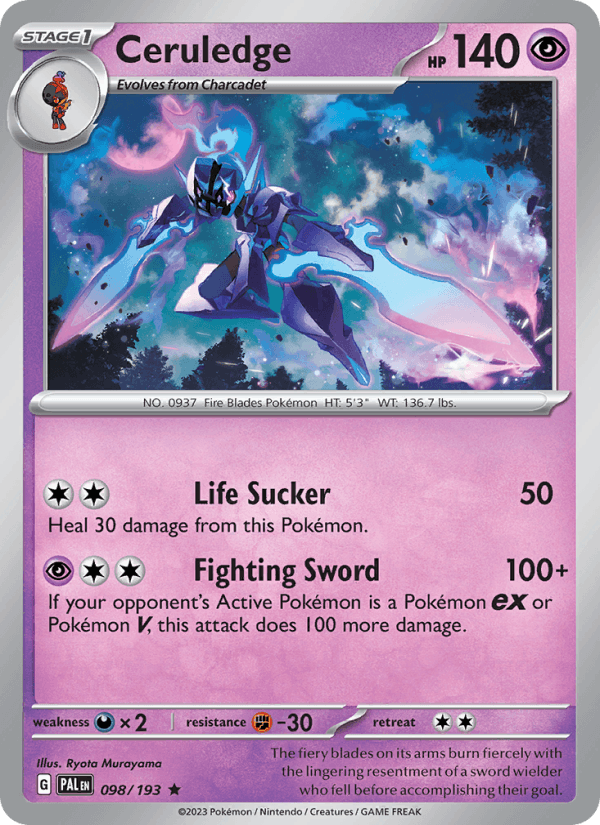 Ceruledge - Paldea Evolved 098/193