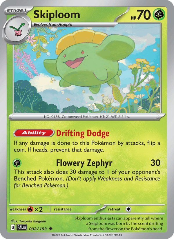 Skiploom - Paldea Evolved 002/193