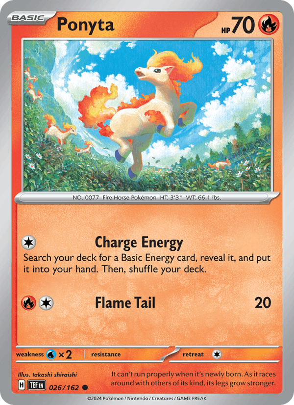 Ponyta - Temporal Forces 026/162