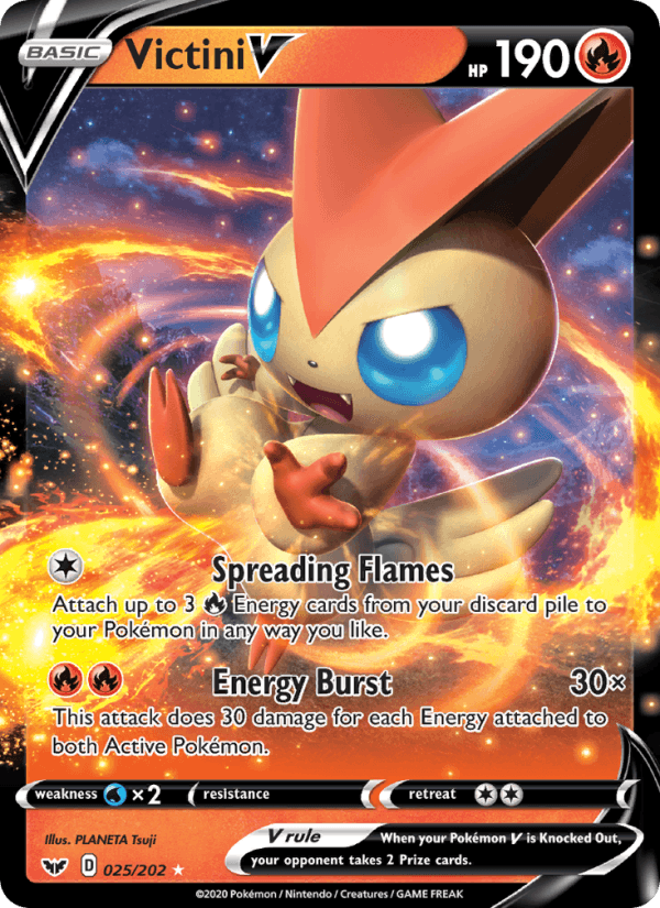 Victini V - Sword & Shield 025/202