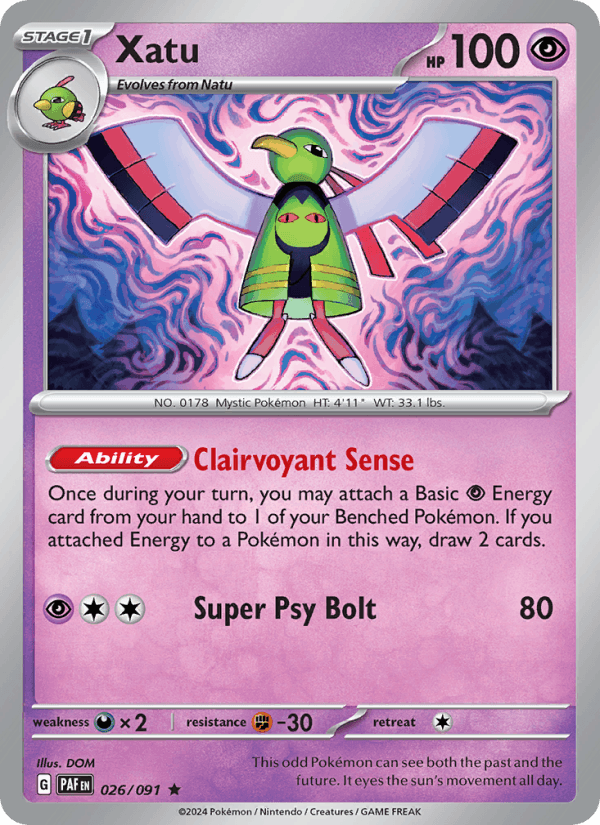 Xatu - Paldean Fates 026/091