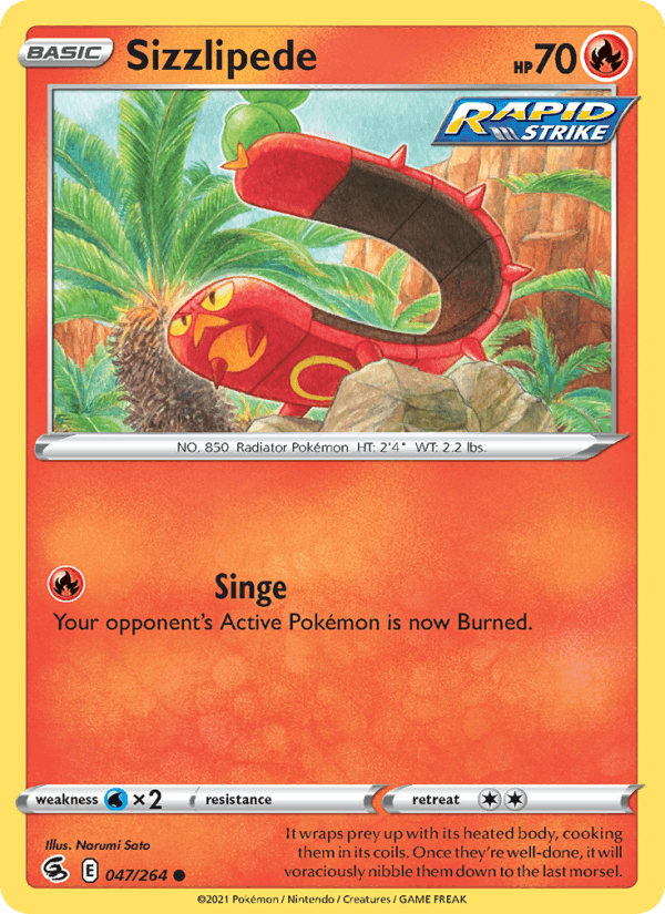 Sizzlipede - Fusion Strike 047/264