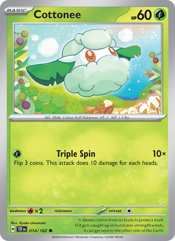 Cottonee - Temporal Forces 014/162