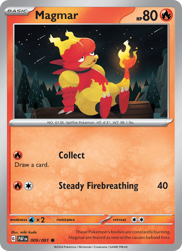 Magmar - Paldean Fates 009/091