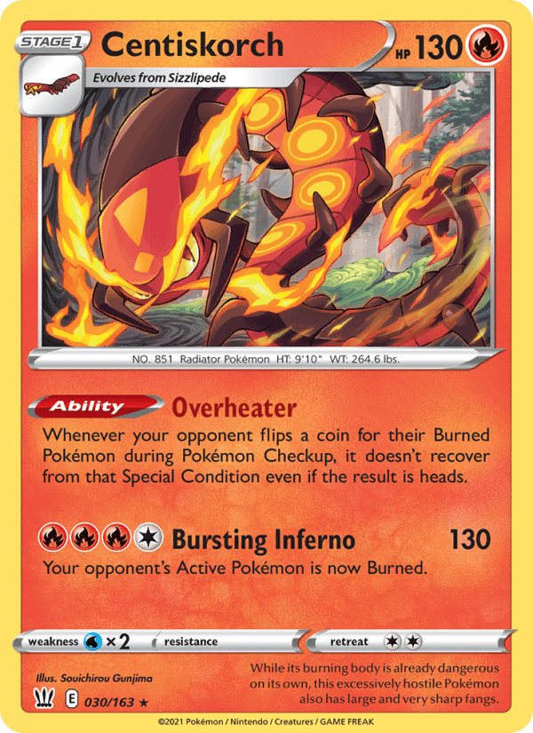 Centiskorch - Battle Styles 030/163