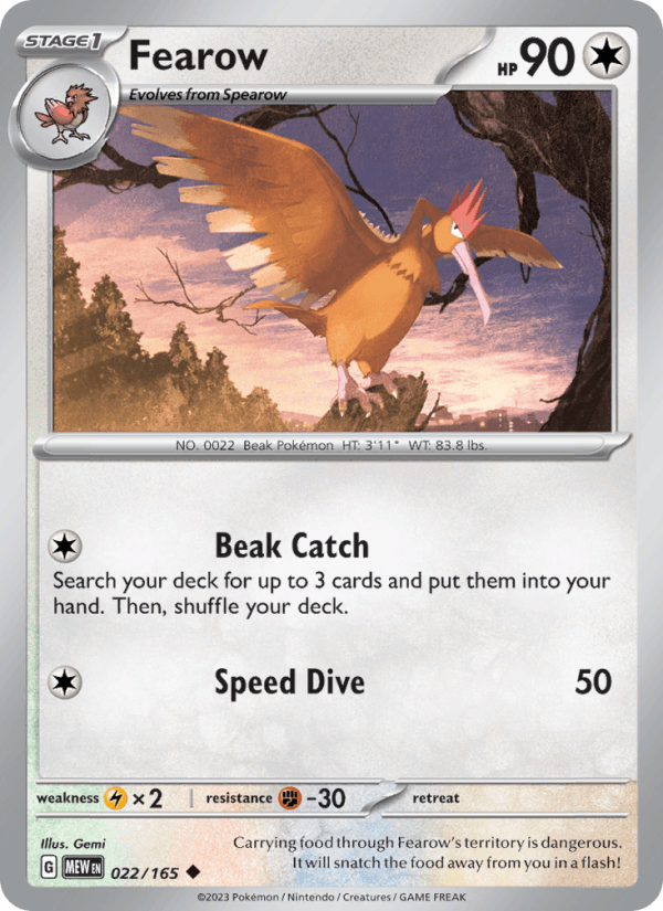 Fearow - 151 022/165