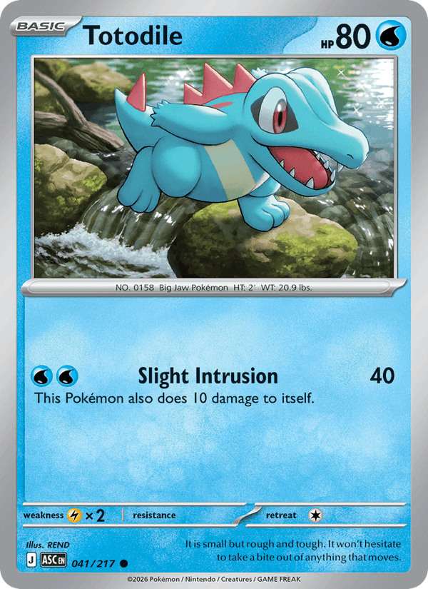 Totodile - Ascended Heroes 041/217
