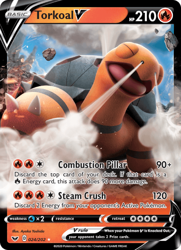 Torkoal V - Sword & Shield 024/202