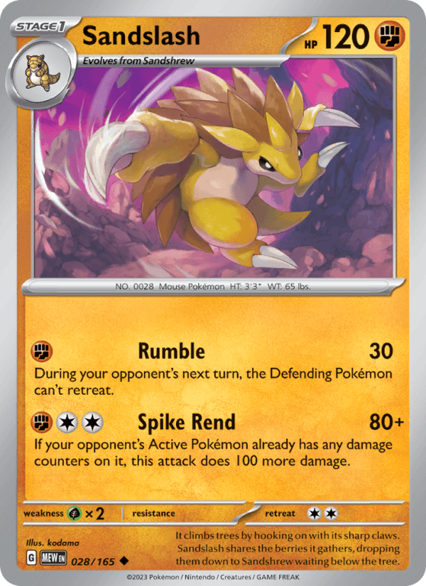 Sandslash - 151 028/165