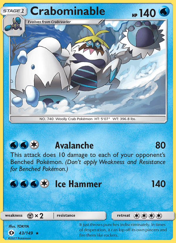 Crabominable - Sun & Moon 043/149
