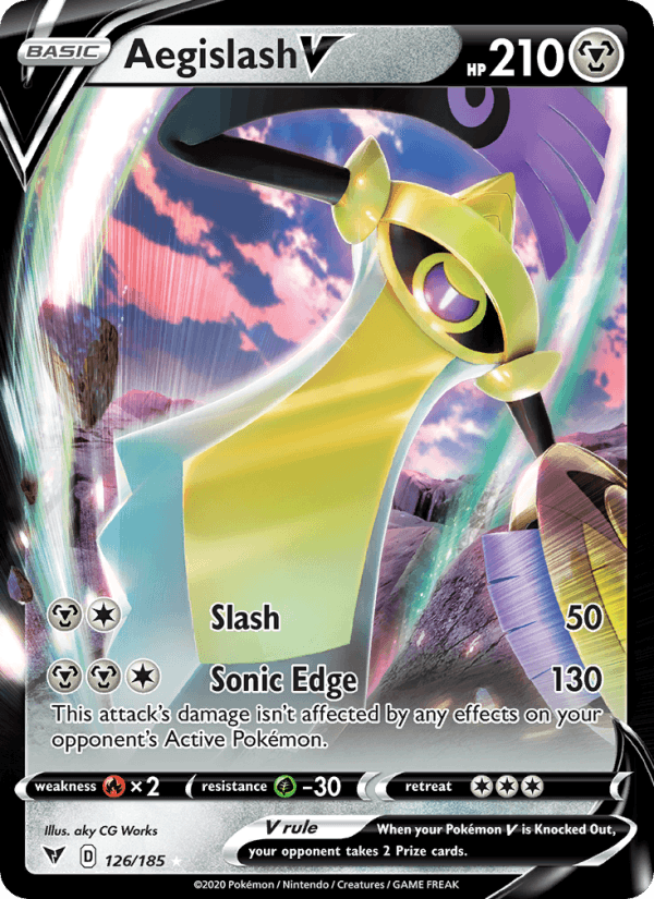Aegislash V - Vivid Voltage 126/185